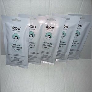 IKOO Thermal treatment hair wrap hydrate & shine mask brand new sealed Lot of 5